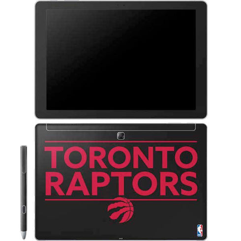NBA Toronto Raptors Standard - Black Galaxy Book 12in Skin